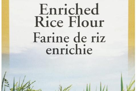 rice flour in a box