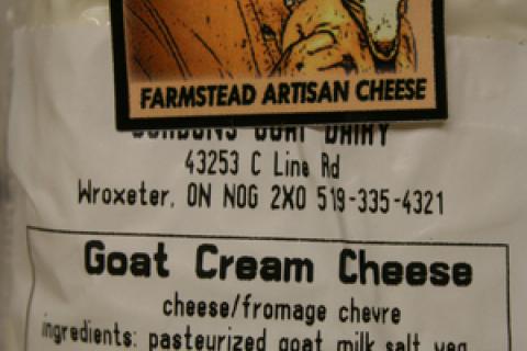 goat cream cheese