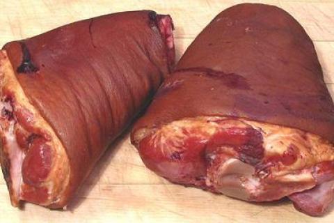 smoked hock