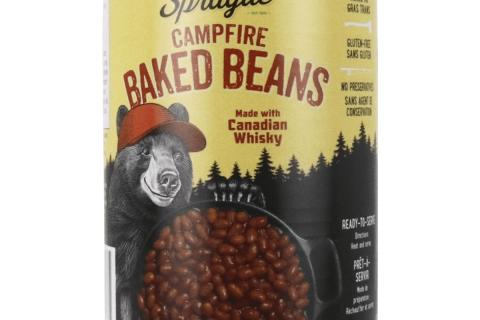 Sprague baked beans can