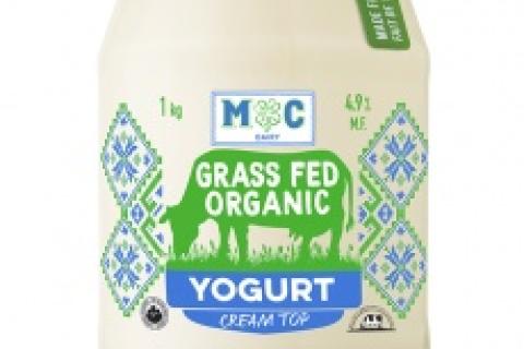 grass fed yogurt glass jar